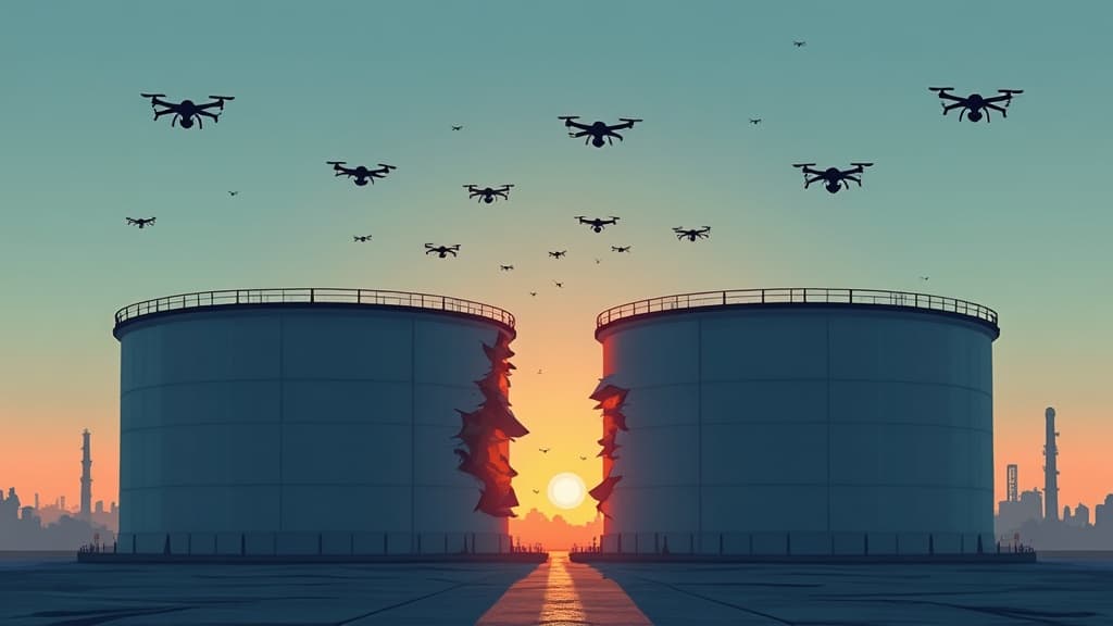 La nuit des 456 drones : Ukraine frappe massivement l'industrie pétrolière russe